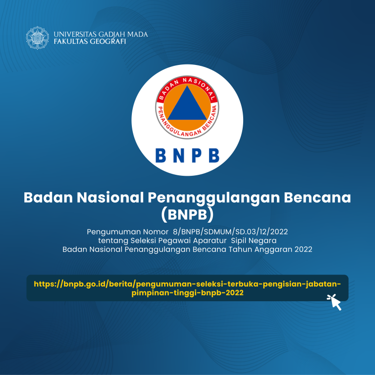 Seleksi Penerimaan Pegawai: Badan Nasional Penanggulangan Bencana (BNPB ...